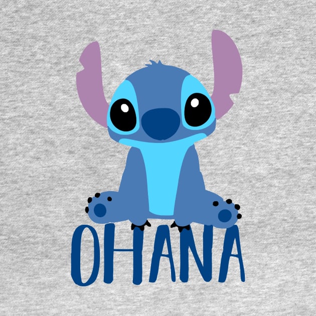 Stitch Ohana by MinimalistTShirts